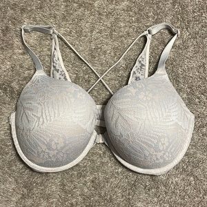 Pink Victoria’s Secret Push up Racer back bra